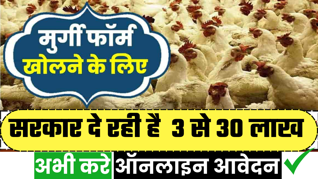 Bihar Poultry Farm Yojana 2024-  मुर्गी फार्म Yojana Online Apply 2024, Benefits, Eligibility, Apply Started