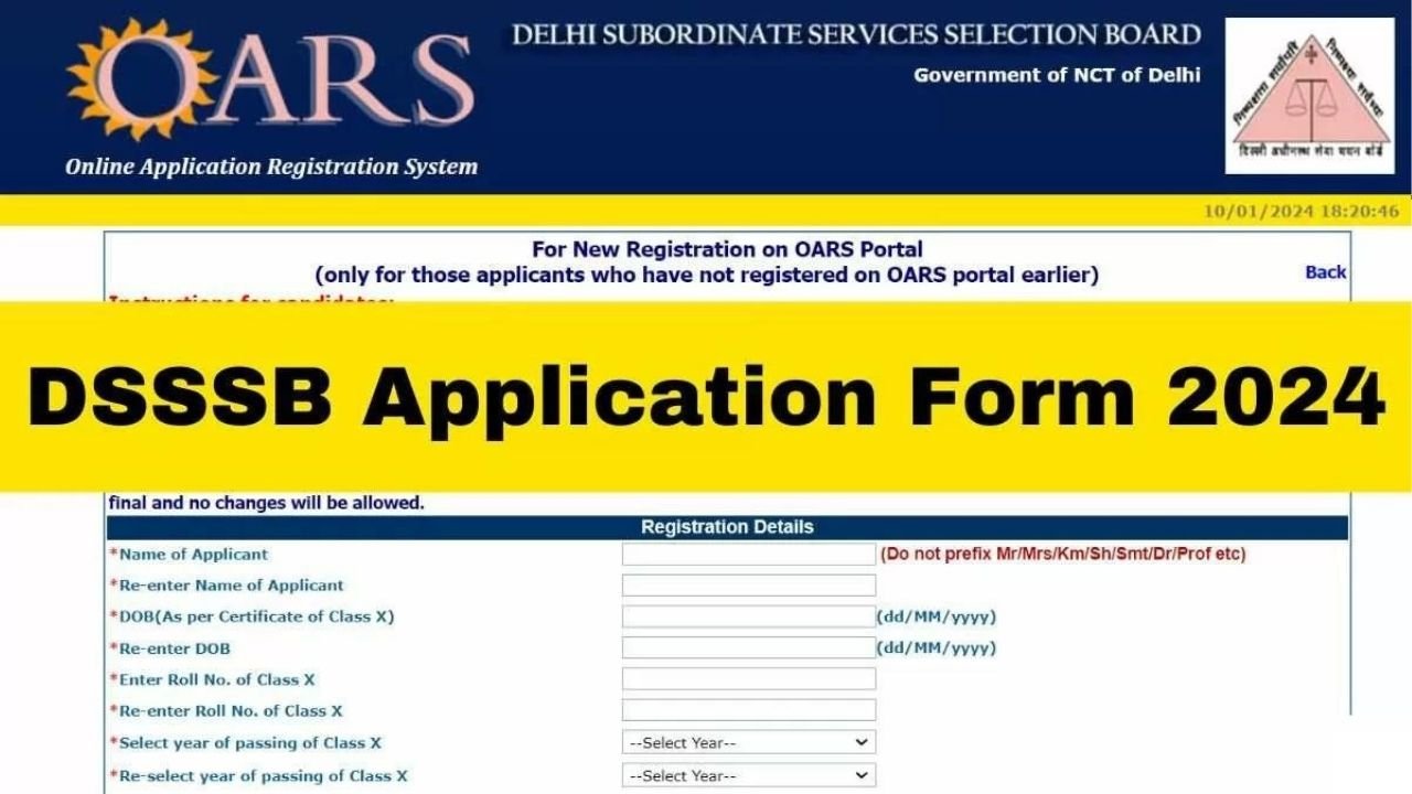 DSSSB Recruitment 2024 [1499 Post] Apply Online, Eligibility, Fee, Last Date