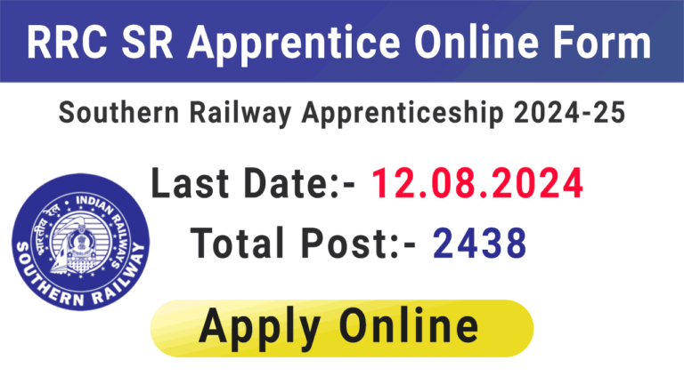 Southern Railway SR Apprentice Online Form 2024