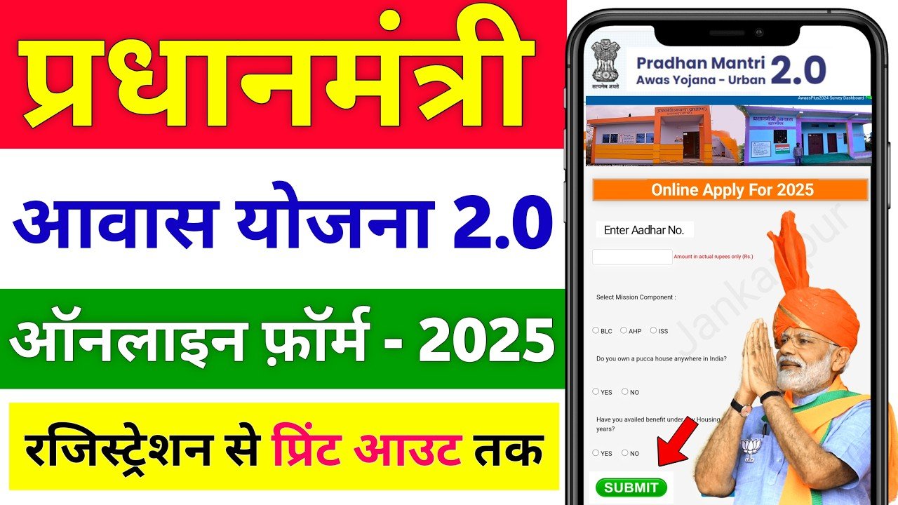 Pradhan Mantri Awas Yojana Registration 2025 | PMAY Urban 2.0