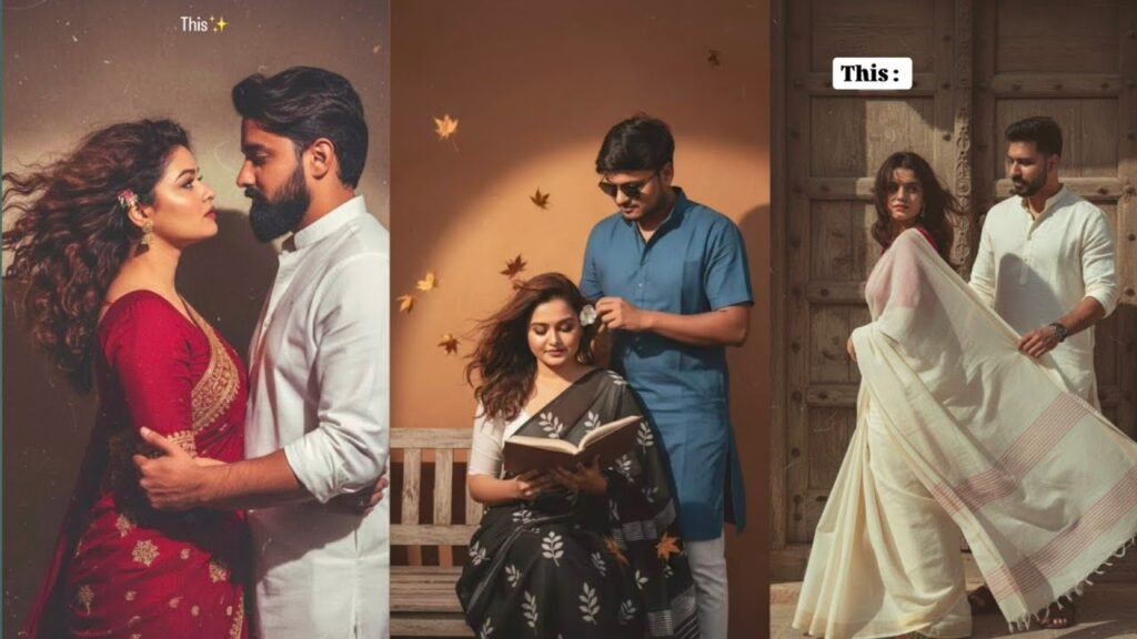 Couple Photo Edit Gemini Prompt | Gemini Retro Couple Photo Editing | Couple Ai Retro Photo Editing Instagram