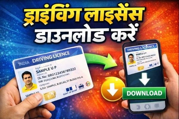 Driving Licence Download Kaise Kare 2026 घर बैठे ऑनलाइन ड्राइविंग लाइसेंस कैसे डाउनलोड करें?