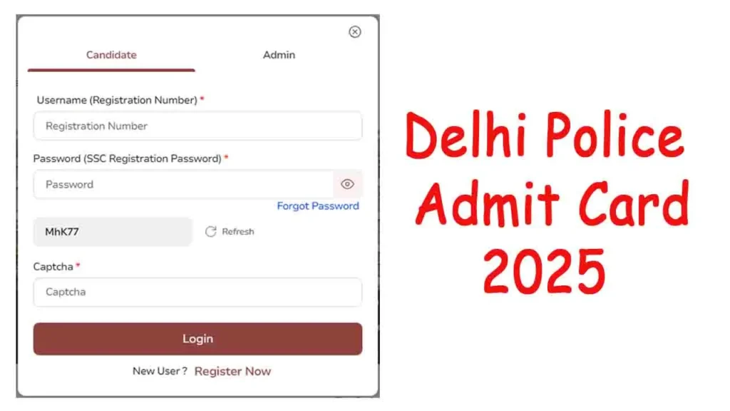 SSC Delhi Police Driver Admit Card 2025 Link: दिल्ली पुलिस ड्राइवर एडमिट कार्ड जारी, डाउनलोड करें 
