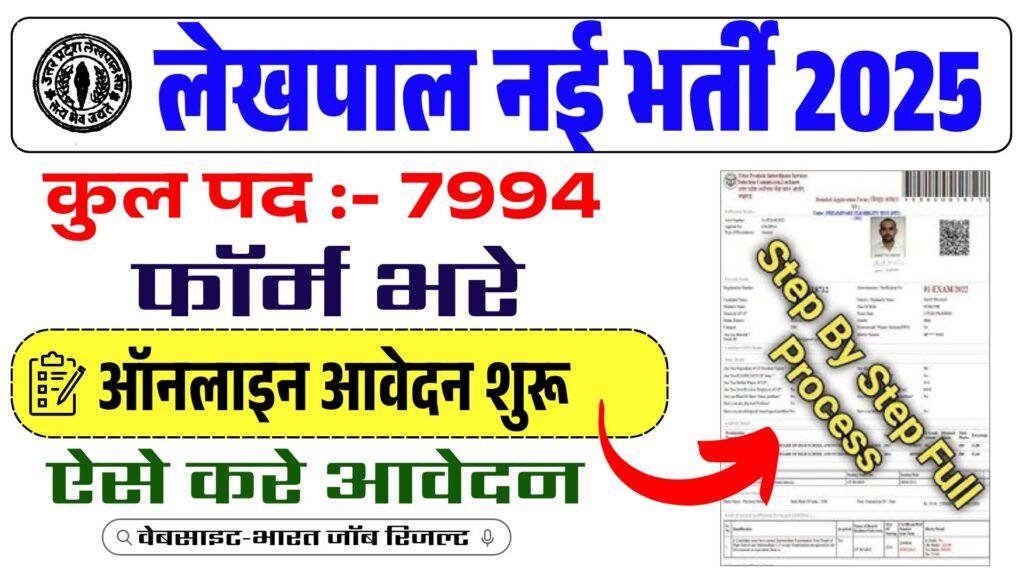 UP Lekhpal Recruitment 2026 – Apply Online for 7994 Posts