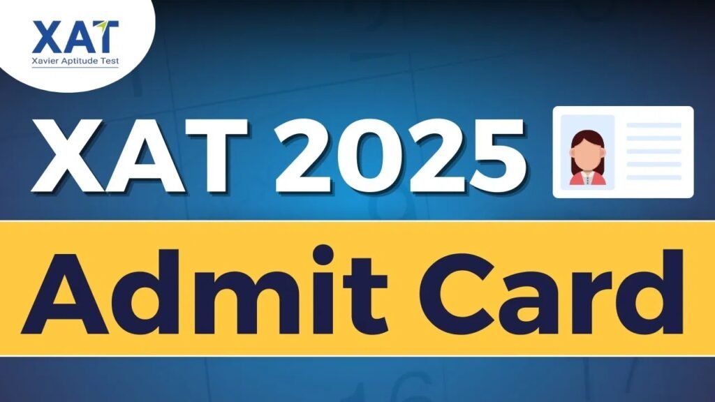 XAT Admit Card 2026 Download Link