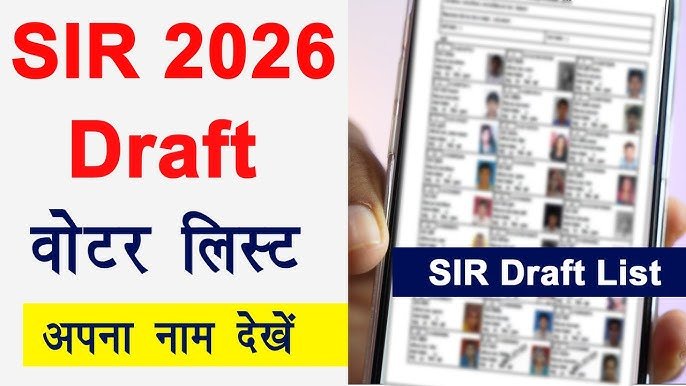 SIR Draft List Download Kaise Kare | How To Check SIR Voter List?