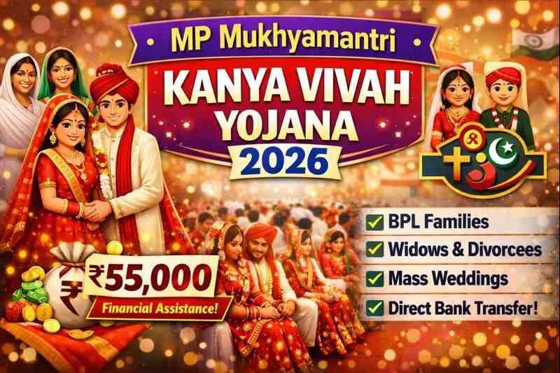 MP Mukhyamantri Kanya Vivah Yojana 2026: रजिस्ट्रेशन, स्थिति जांच और लाभ की पूरी जानकारी