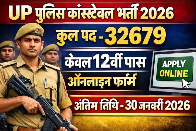 UP Police Constable Vacancy 2026 Apply Online 32679 Posts