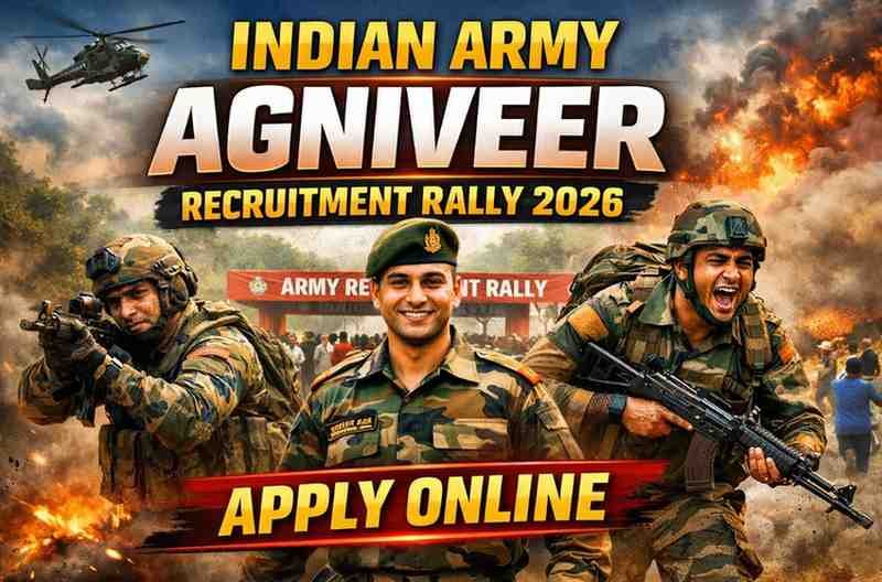 Indian Army Agniveer Recruitment Rally 2026 Apply Online