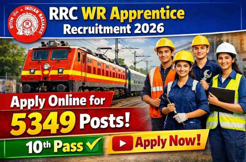 RRC WR Apprentice Recruitment 2026: Apply Online for 5349 Posts at rrc-wr.com