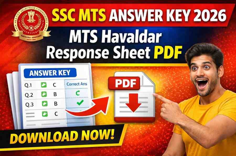 SSC MTS Answer Key 2026, MTS Havaldar Response Sheet PDF