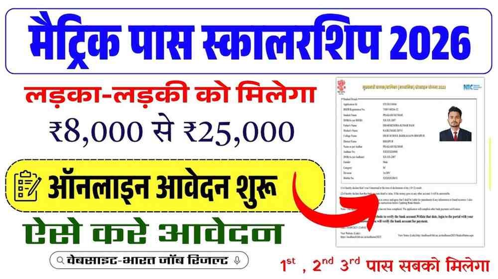 Bihar Board 10th Pass Scholarship 2026: मैट्रिक पास लड़का-लड़की को मिलेगा इन सभी योजनाओं का लाभ