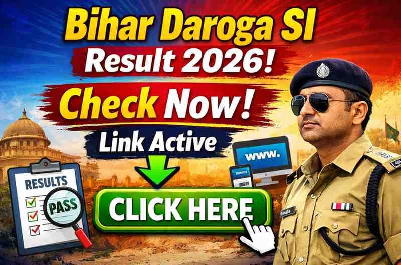 Bihar Daroga SI Result 2026 – Download Links