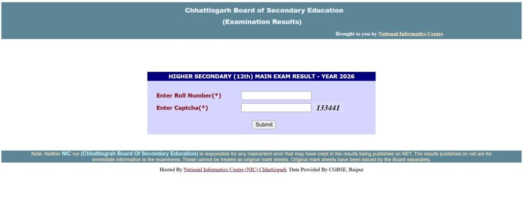 CG Board 12th Result 2026: Full Details, How to Check, Direct Link & More! 🚀
