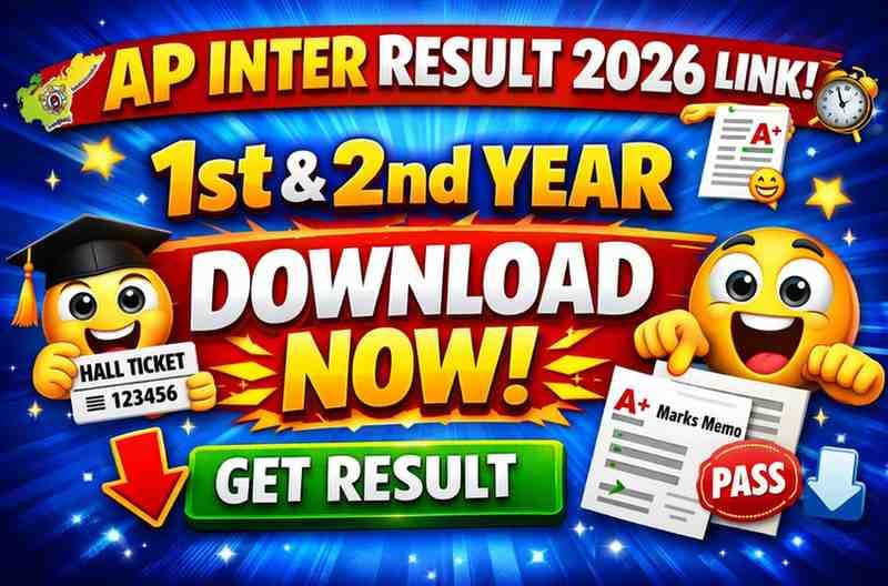 AP Inter Result 2026 Link : 1st & 2nd Year Download Now