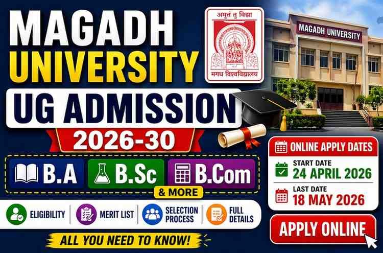 Magadh University UG Admission 2026-30 : Online Apply Dates, Eligibility, Merit List & Full Details Here