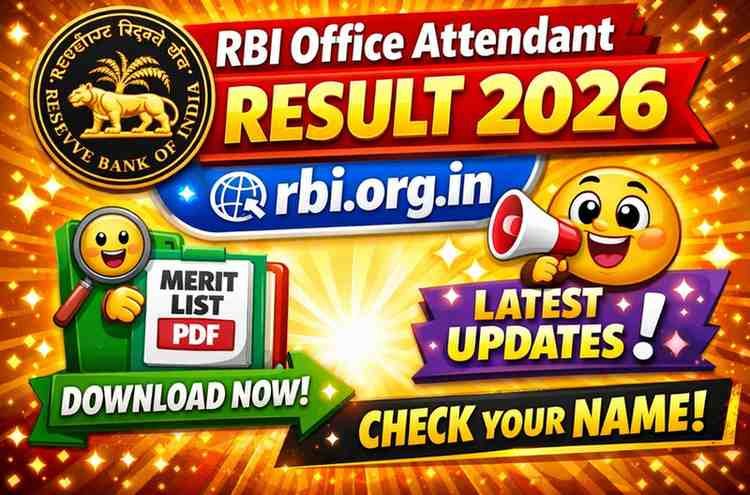 RBI Office Attendant Result 2026 @rbi.org.in, Merit List PDF & Latest Updates