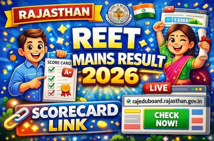 REET Mains Result 2026 Scorecard Link
