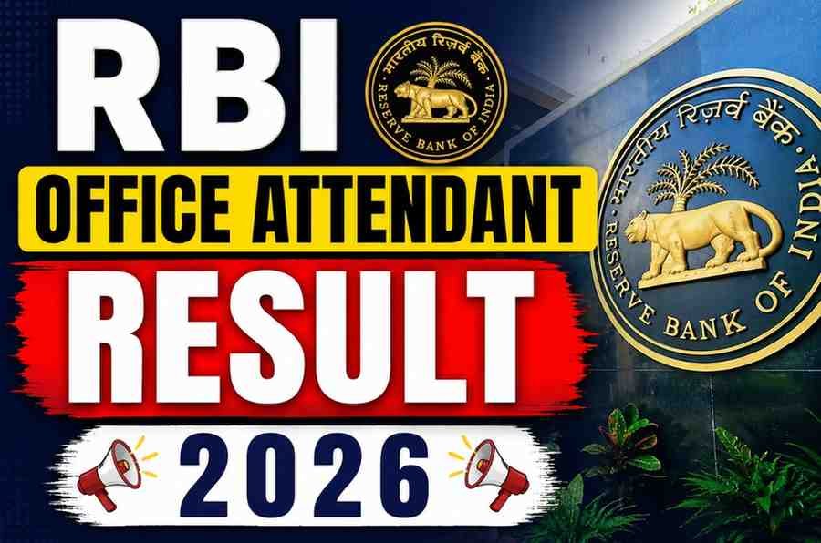 RBI Office Attendant Result 2026 