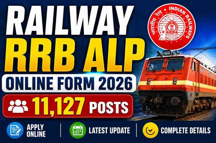 Railway RRB ALP Online Form 2026 (11,127 Posts)