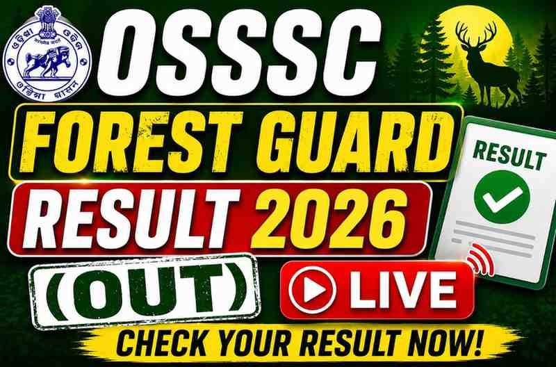 OSSSC Forest Guard Result 2026
