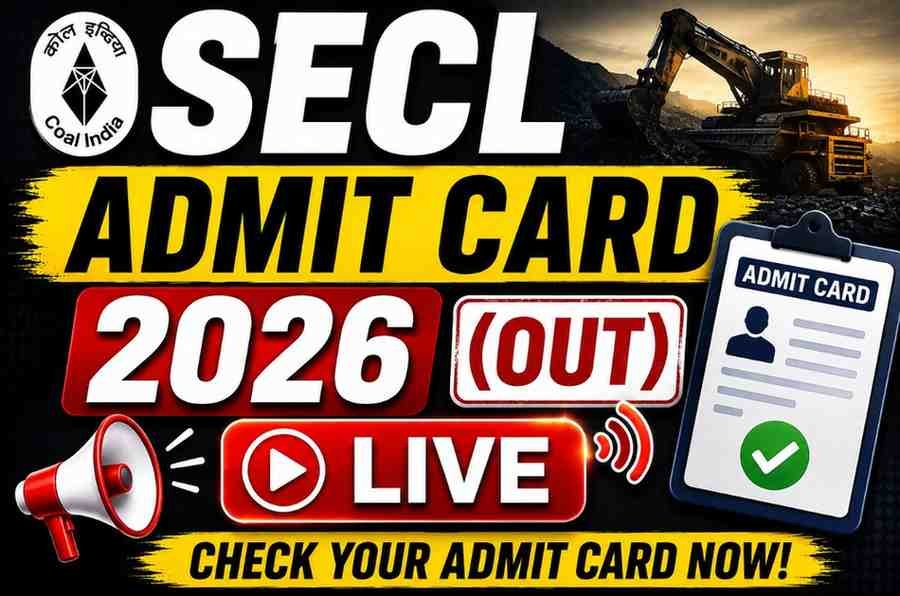 SECL Admit Card 2026