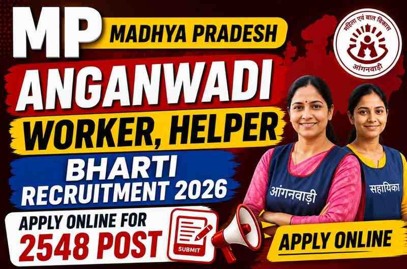 MP Anganwadi Worker & Helper Online Form 2026
