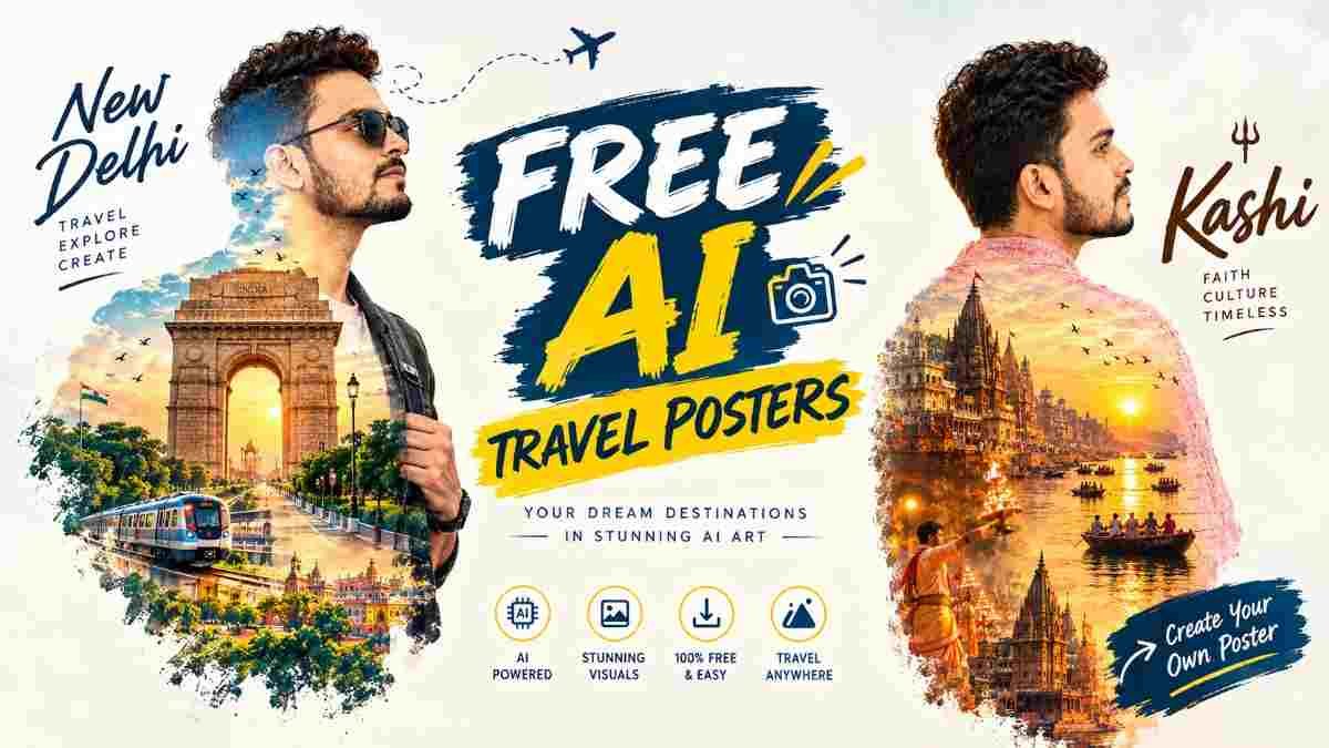 Make FREE AI Travel Posters