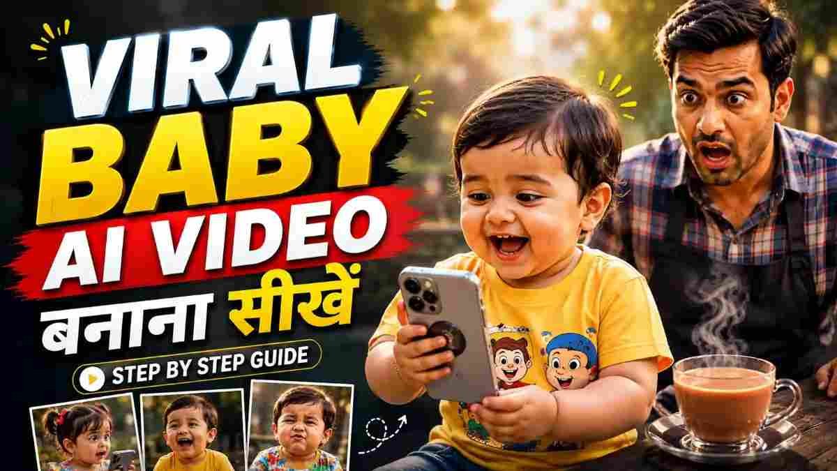 Viral Funny Baby AI Video Prompt: इन मजेदार Prompts से बनाएं Trending Reels और Shorts