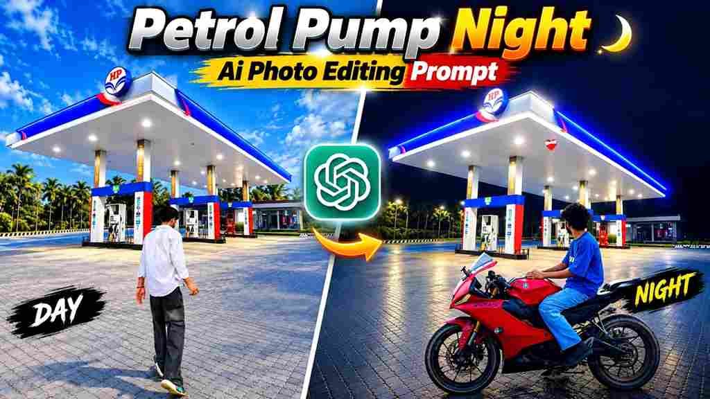 Petrol Pump AI Photo Editing Prompt 2026