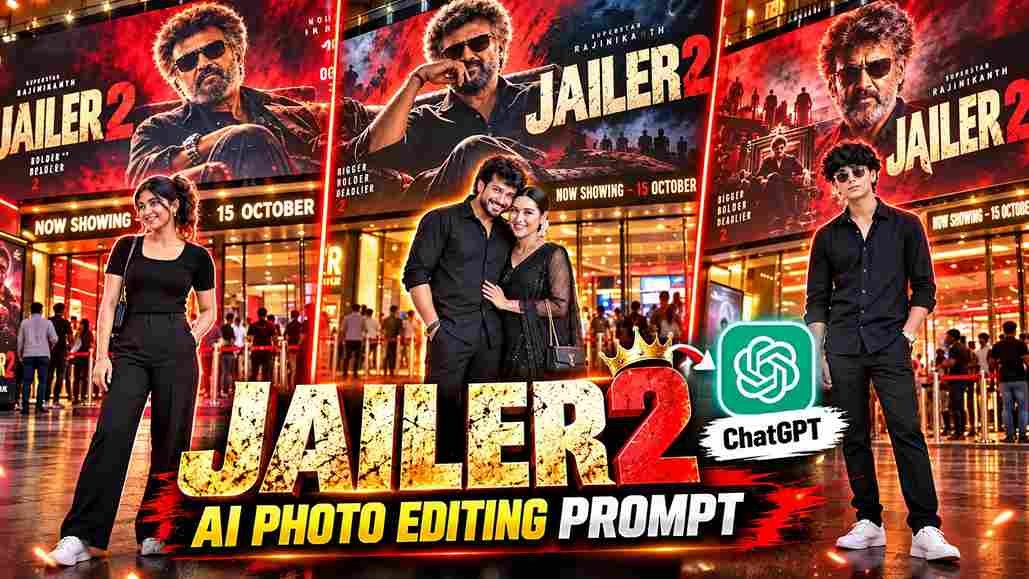 Jailer 2 Movie Poster AI Photo Editing Prompt 2026
