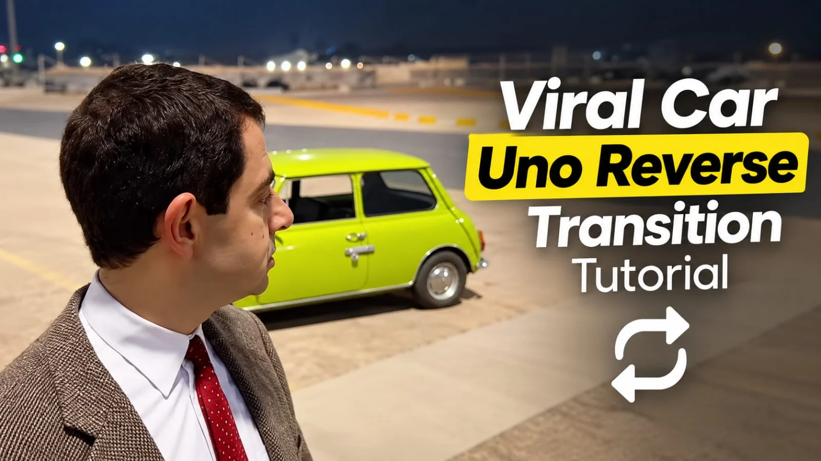 Viral Car Uno Reverse Transition AI Video Editing Tutorial