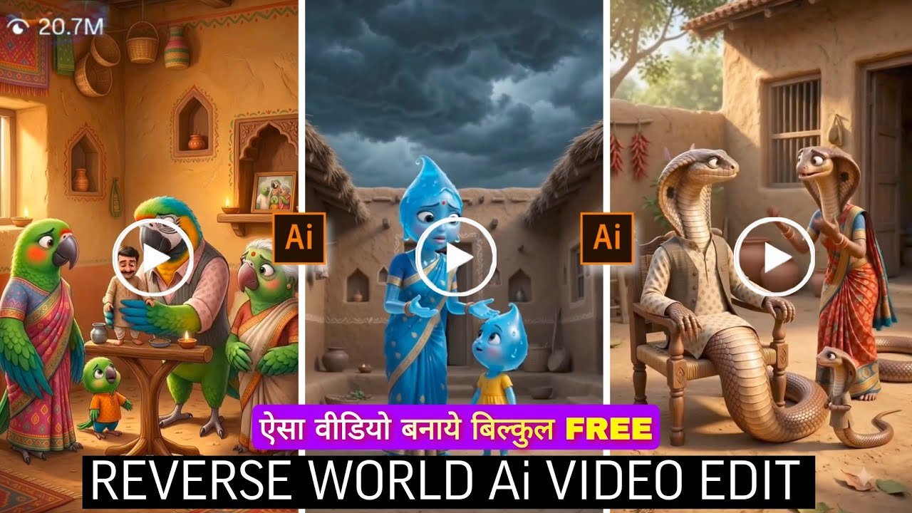 Reverse World AI Video Kaise Banaye